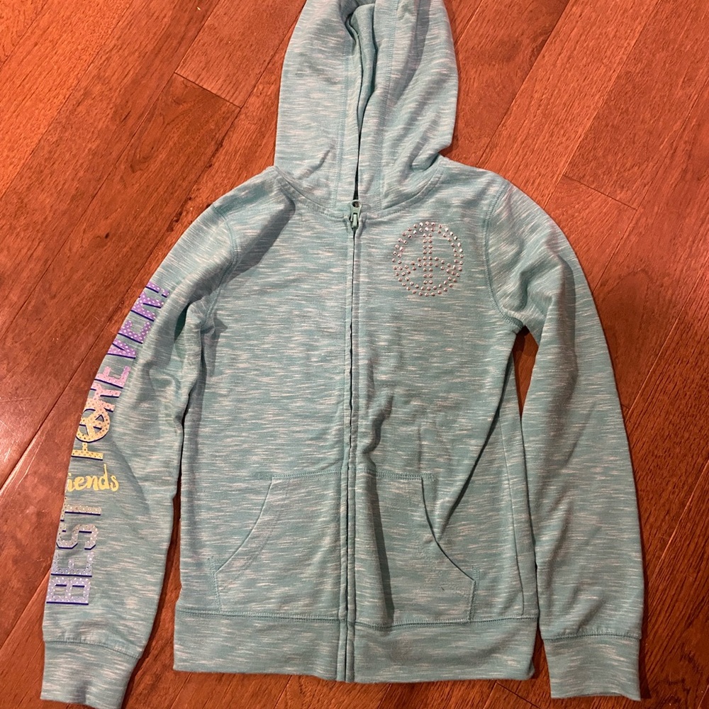 Lightweight hooded sweatshirt girls size 7/8